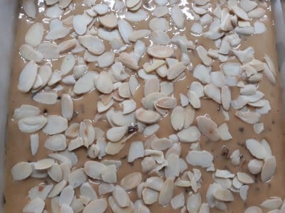 เค้กกล้วยตากอัลมอนด์ วิธีทำ