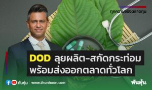 DOD ลุยผลิต สกัดกระท่อม