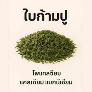 ใบก้ามปูผสมใบไม้อื่น