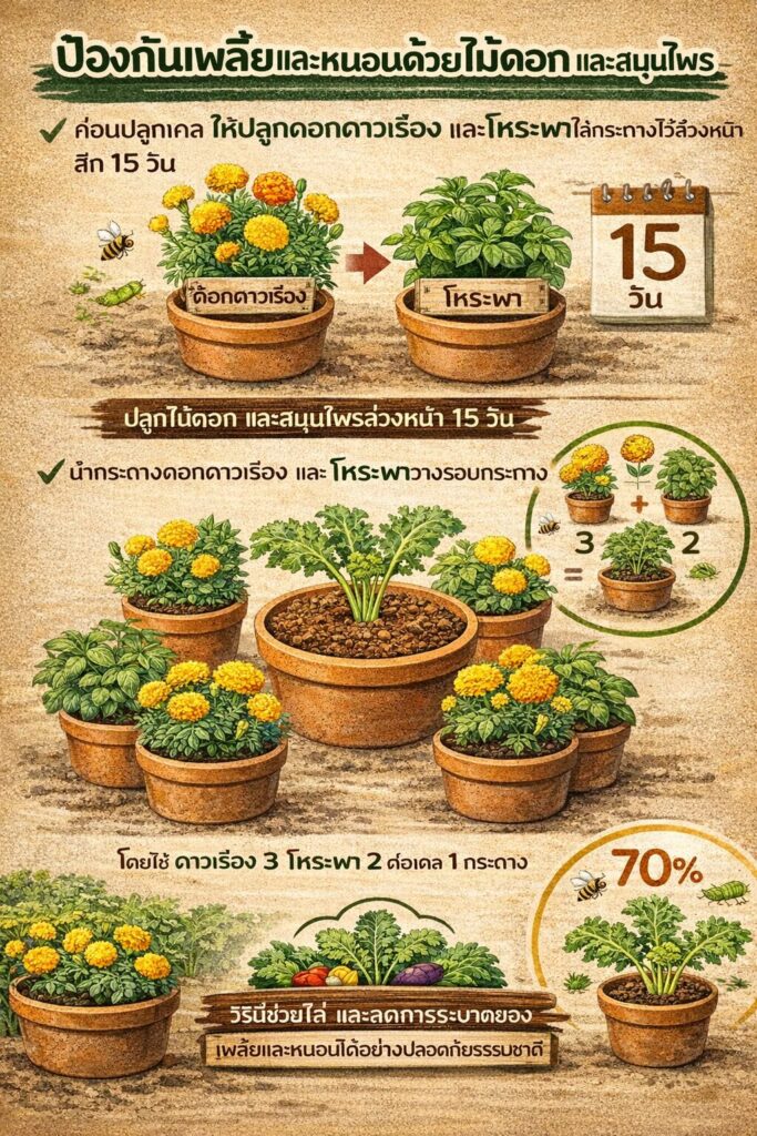 เรียนรู้วิธีปลูกเคล ในกระถาง แบบมืออาชีพ ตั้งแต่การเตรียมดิน ป้องกันแมลง กำจัดศัตรูพืช และดูแลรากไม่ให้เน่า ด้วยเทคนิคจากฟาร์มอยู่ดีมีสุข เหมาะสำหรับคนรักผักสุขภาพ